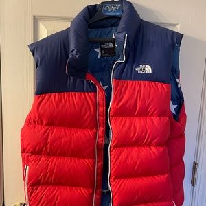 American Flag The North Face Puffer Jacket